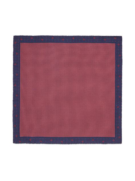 gucci tie and pocket square set|gucci geometric g pocket square.